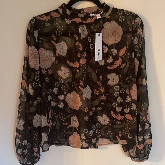 BB Dakota Sheer Blouse - Picture 4 of 7